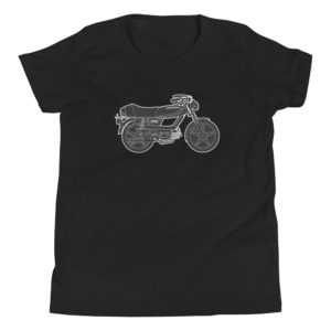 Sebring – Minarelli Edition – Black and White – Youth Short Sleeve T-Shirt